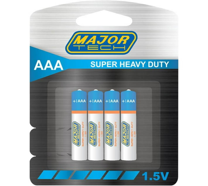 AAA Super Heavy Duty Batteries (R03PBP4G) Major Tech Makro