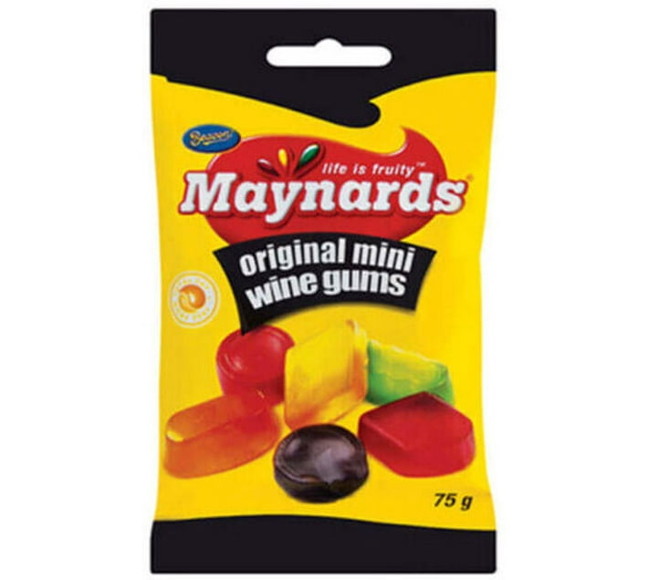 Maynards Maynards Original Mini Wine gums 75g Pack of 6 Units Bag (6 x ...