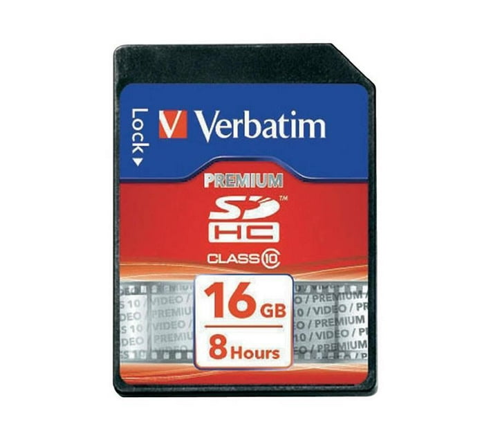 Verbatim Premium Memory Card 16GB SDHC Class 10 Makro