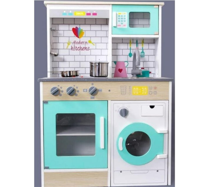 Someone’s in a Makro Kids Wooden Toy Kitchen Mood