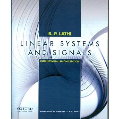 Linear Systems And Signals : International Edition (Paperback ...