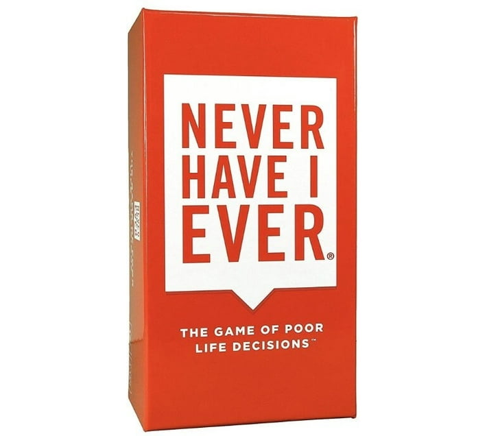 Never Have I Ever NEVER/HAVE/I/EVER Paper Social Skills Card Game (Red ...