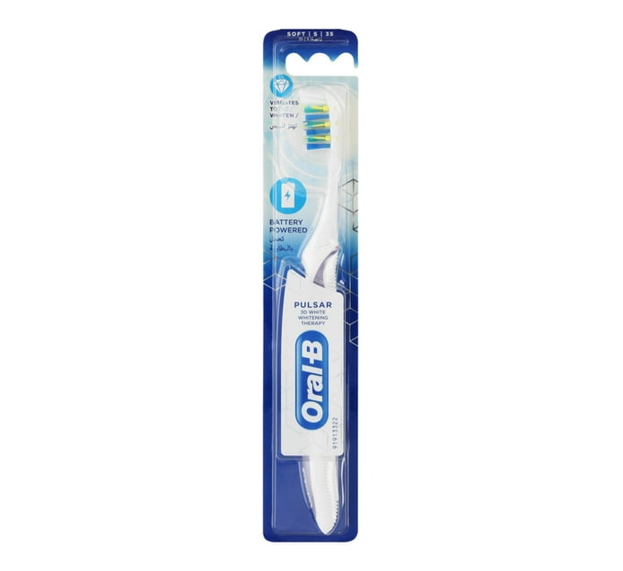 Someone’s in a Makro Oral-b Pulsar Automatic Toothbrush 3D White ...