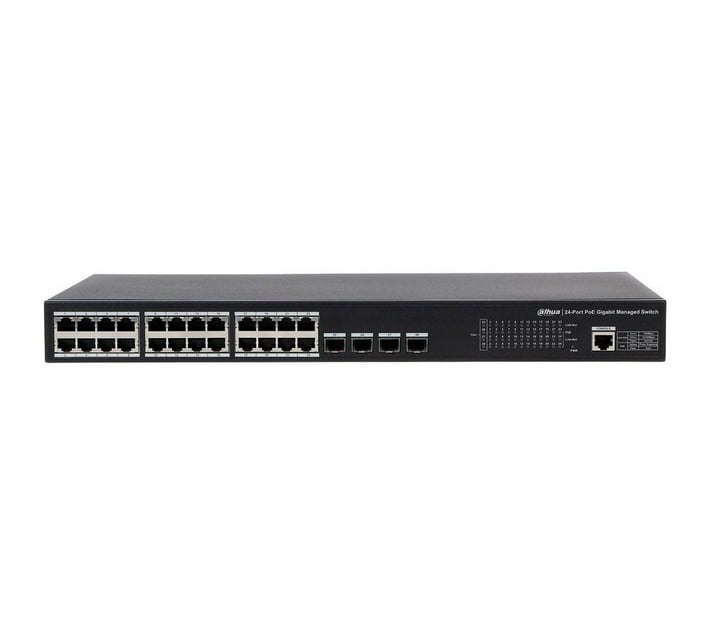 Someone’s in a Makro Dahua 24-Port Poe Gigabit Managed Switch Layer 2 ...