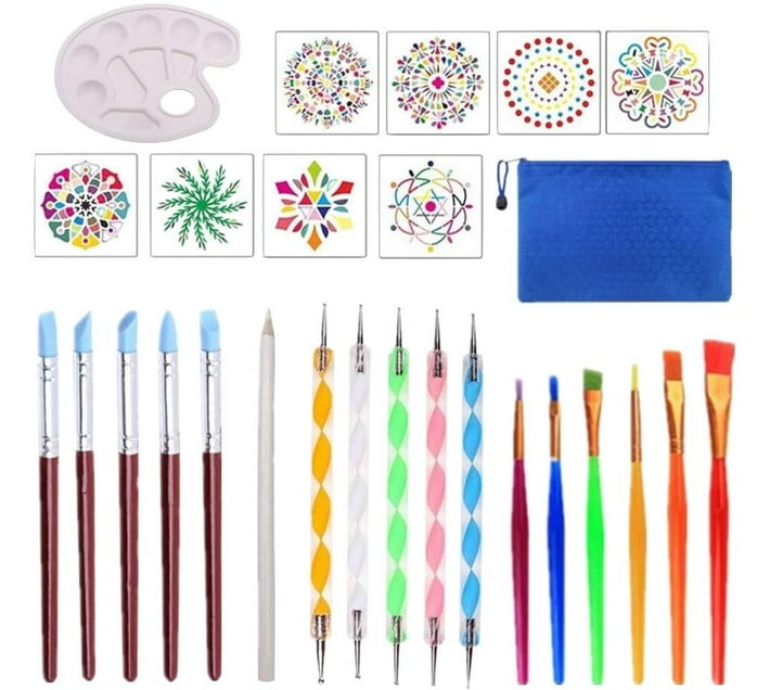 The Good Sport Craft Stationery Mandala Dotting Stencil Painting Tool