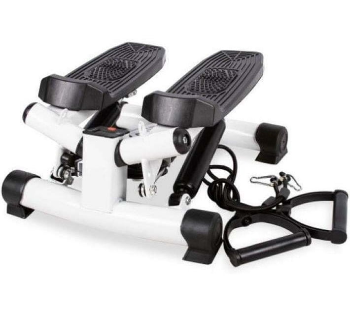 INE Zoolpro Pedal Electric Resistance Stepper Exercise Trainer Stepper White Black Makro