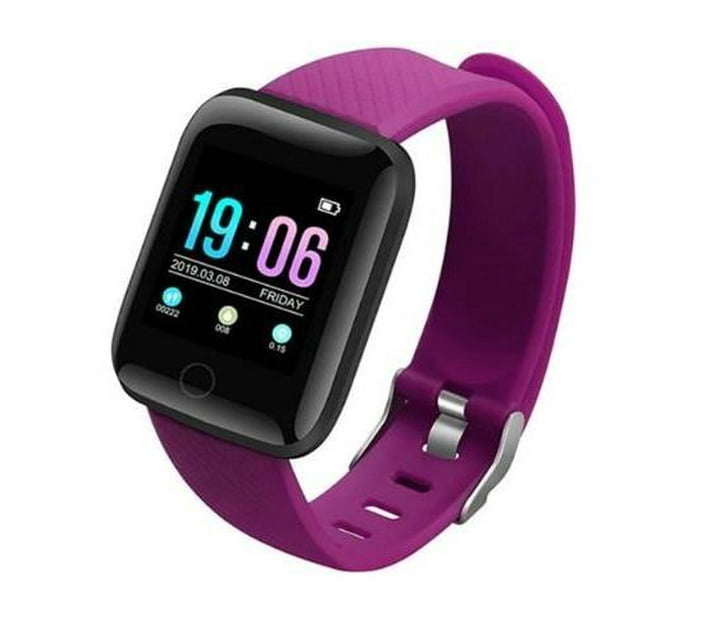 Smart Watch Series 116+ Purple Makro