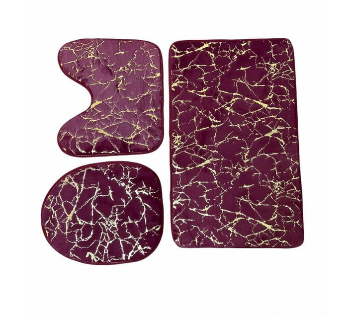 Someone’s in a Makro Sastro Marble Design Bathroom Mats Set Mood