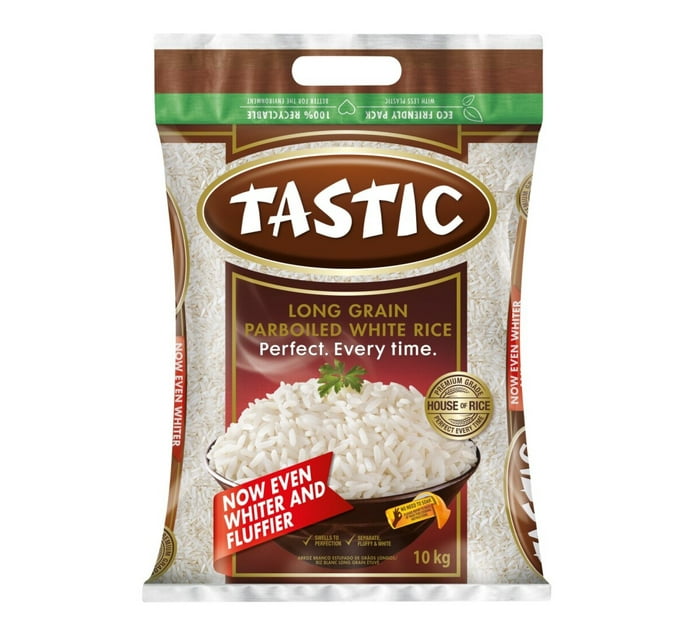 Buy Tastic Long Grain Parboiled White Rice 10kg in Bulk | Makro Business