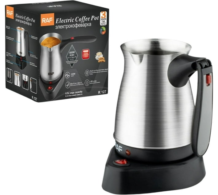 RAF Electric Coffee Pot 5 Cup Coffee Maker Makro