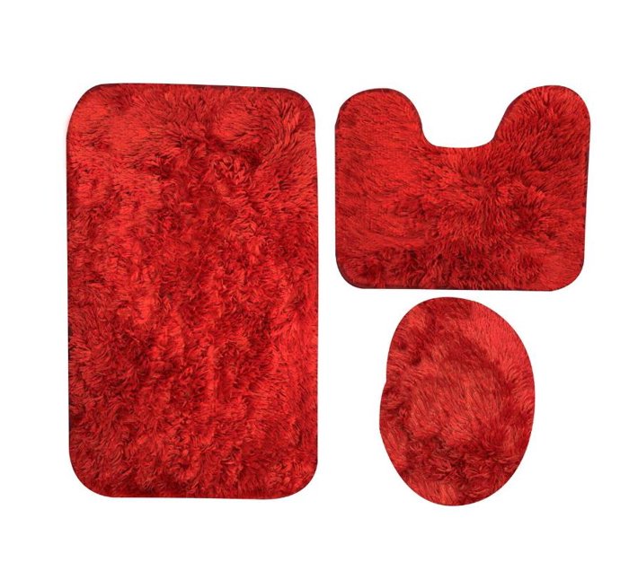 Someone’s in a Makro Sastro 3 Piece Fluffy Toilet Seat Cover