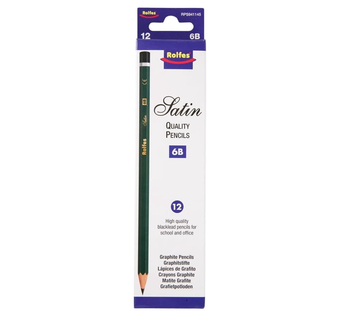 Someone’s in a Makro Rolfes Satin Pencils 6B Graphite Art Drawing ...
