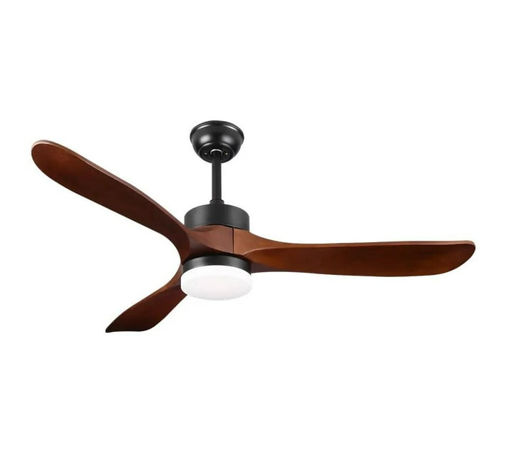 Someone’s in a Makro Modern 3 Blade Wood Style Ceiling Fan Lights Black