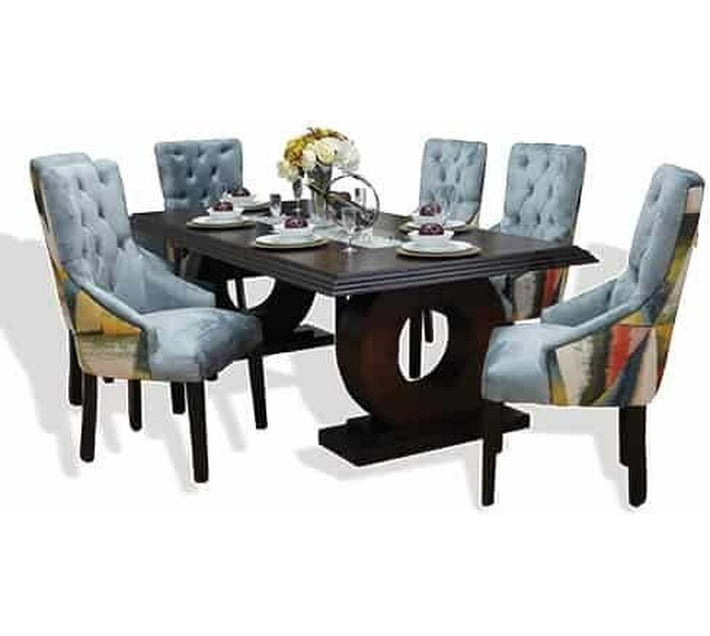 5 Star Furniture Wood DRSA7PC Dinner Set Makro