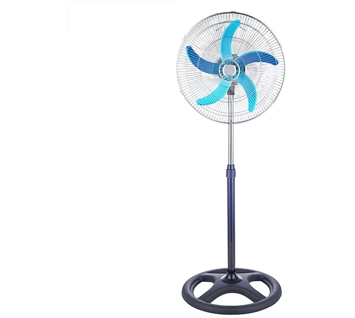 Lexuco lex metal 5 b A 250 mm 5 Blade Pedestal Fan (white blue, Pack of ...