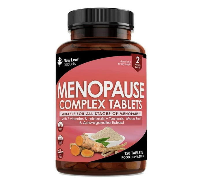 Menopause Complex Tablets Enriched with Turmeric, Ashwagandha & Maca