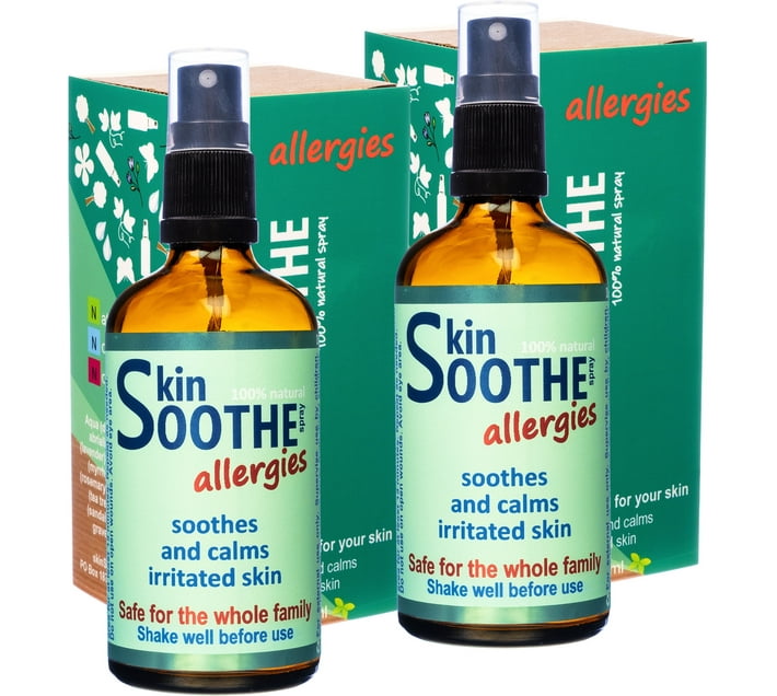 skinSOOTHE Allergiesx2 for eczema, rash and itchy, irritated