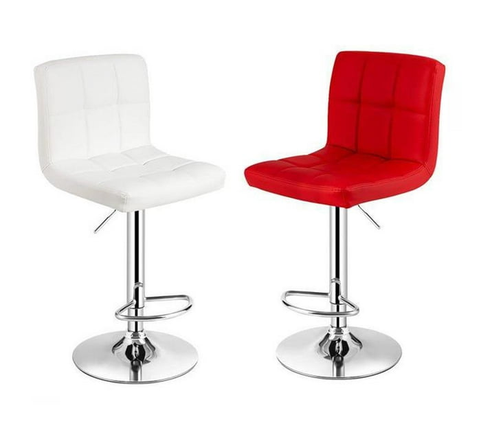 Someone s in a Makro Stylish Chrome Base Bar Stools Set of 2 Mood