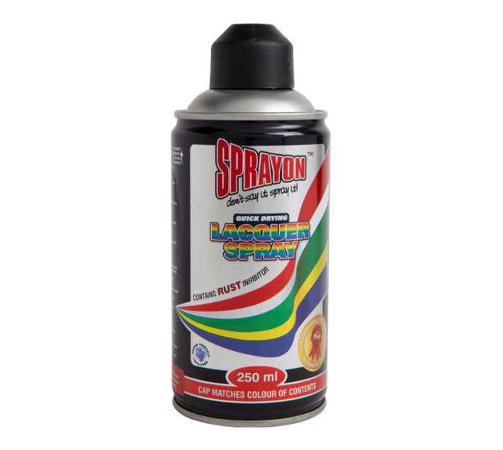 Sprayon Std Spray Paint Matt Black 250ml 2 Pack Makro
