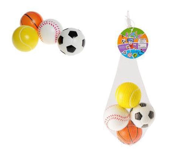 Sport 5.5Cm Balls Set Of 4 6 Pack Makro