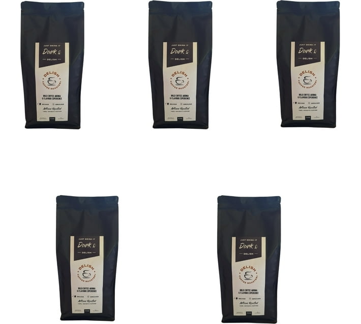 Delish Coffee Roastery Dark & Delish 5kg Beans (BUY BULK) Coffee Beans