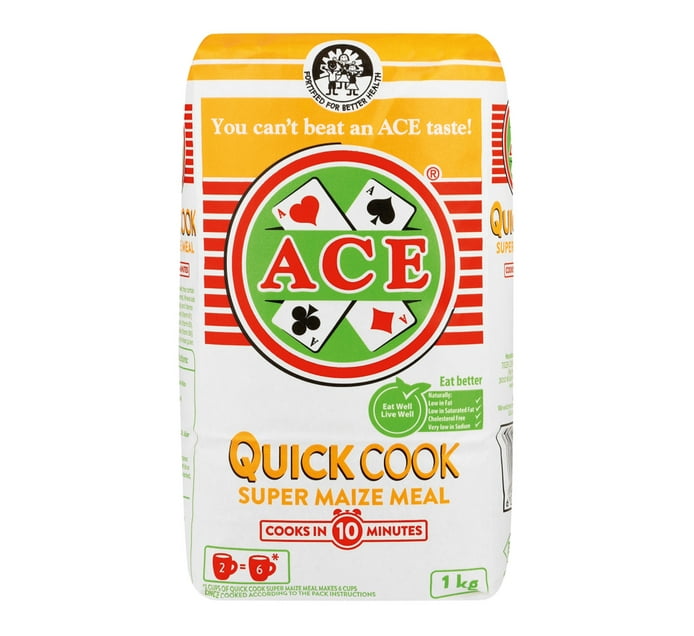 Someone’s in a Makro ACE Super Maize Meal Quick Cook (1 x 1kg) Mood
