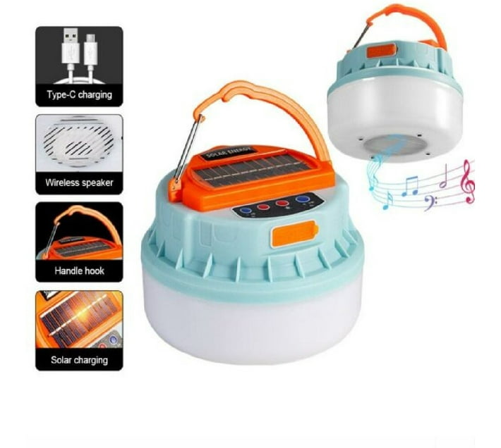 Solar Powered LED Camping Light Smart Sensor Light Makro