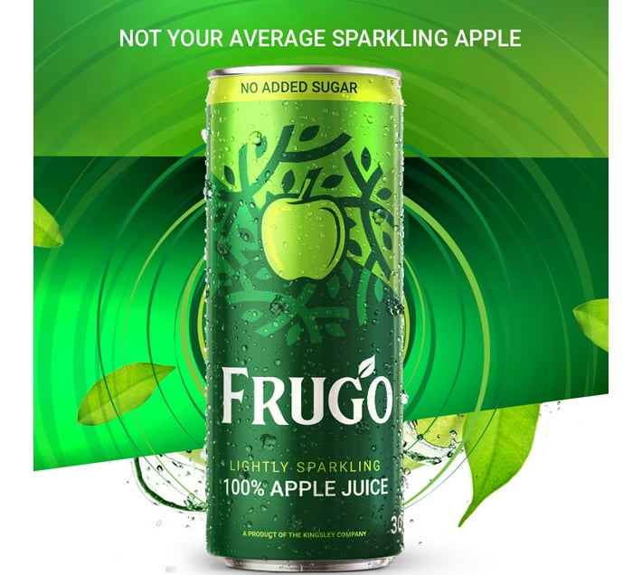 Frugo Lightly Sparkling Tin Makro