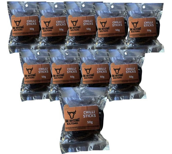 Chilli Sticks Hak Vrystaat Chilli Sticks (10 x 50 g) | Makro