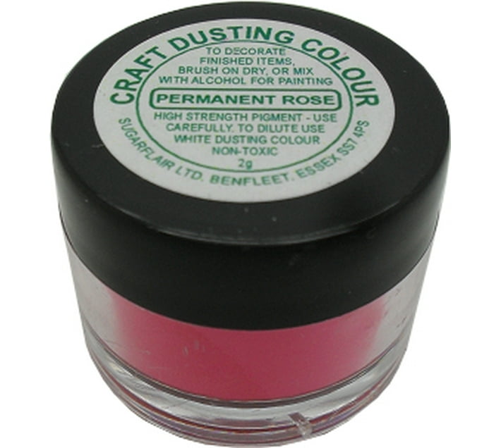 Sugarflair Sugarflair PERMANENT ROSE Craft Dusting Colour Powder