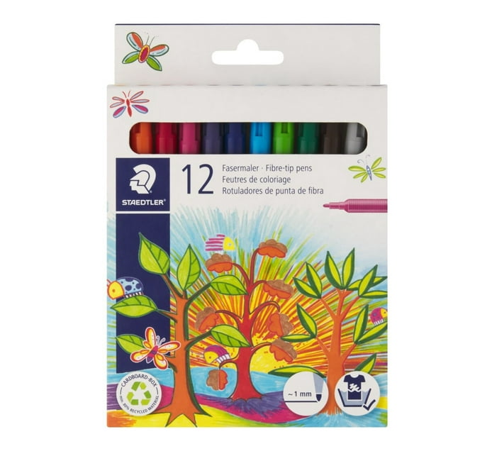 Staedtler Noris Club 325 Fibre-tip Pen (12 Pack) | Makro