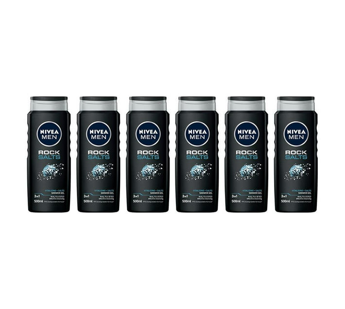 Someone’s in a Makro NIVEA MEN Rock Salts 3in1 Shower Gel Body Wash