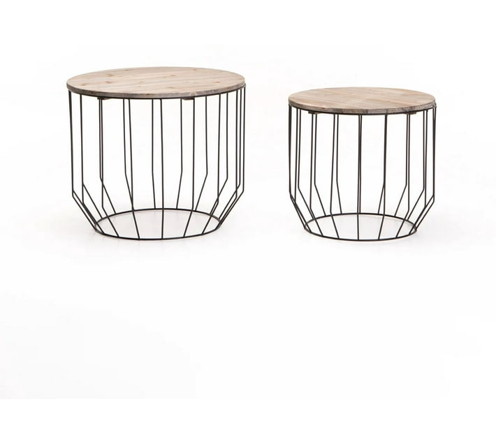 VIVIDITTO DF0610 Metal Side Table Makro