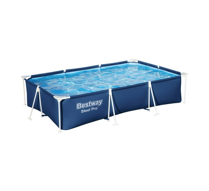 Bestway Rectangular Steel Pro Frame Pool | Makro