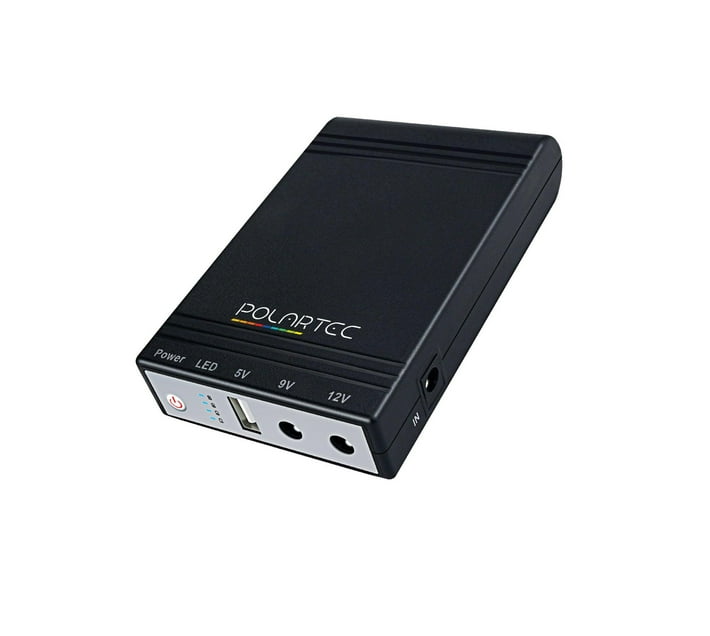 DC 12V 5V Compact Rechargeable 8000mAh Mini UPS Power Bank