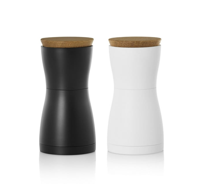 AdHoc Salt and Pepper Mills with CeraCut Grinder TWIN Black & White 2