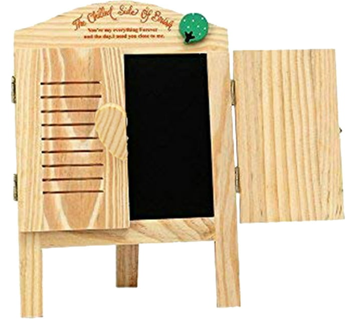 Mini Display Board Example Buy ALANES Mini Display Boards Chalkboard with Window-Shades Closing ...