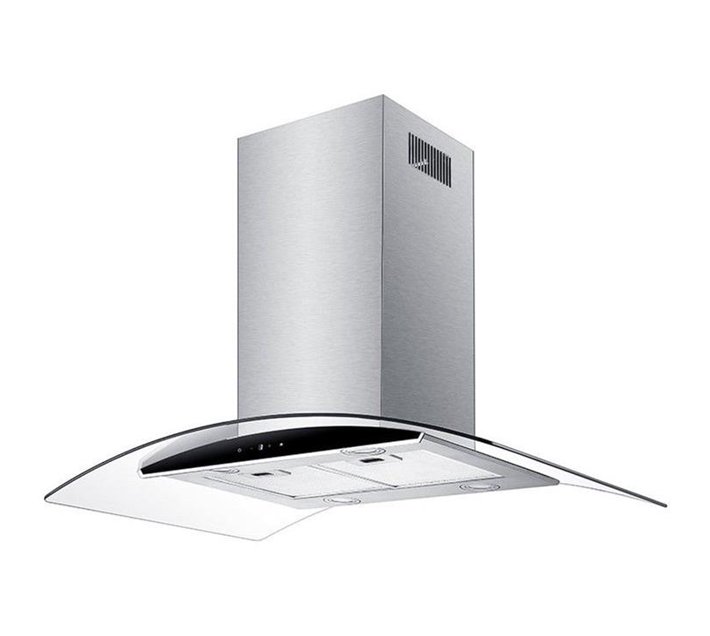 Someone’s in a Makro Falco 90Cm Island Curved Glass Extractor Fan AR90809 Mood