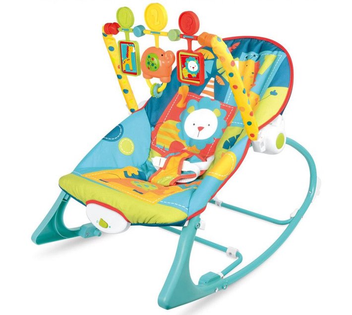 MHC Baby Rocker and Bouncer chair with Soothing Vibrations Multi