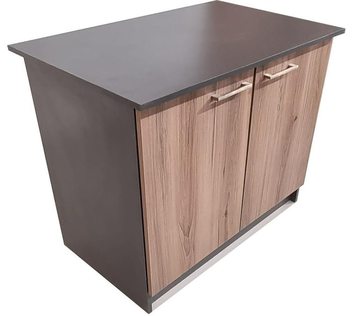 Flatpack DIY London 2 Shelf 2 Door Engineered Wood Free Standing