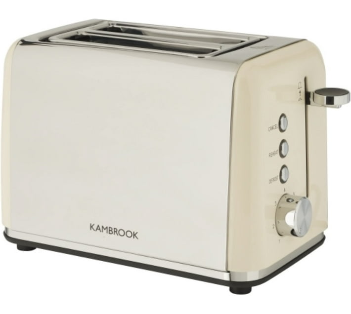 Kambrook Cream/2Slice 900 W Electric Auto Pop Toaster Makro