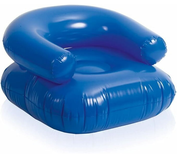 Jiageng Portable Kids Lazy PVC 1 Seater Inflatable Sofa (Colour Blue