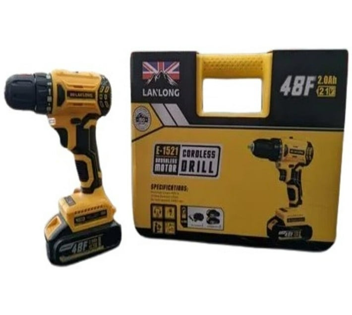 Lanlong E1521 Hammer Drill (13 mm Chuck Size, 300 W) Makro