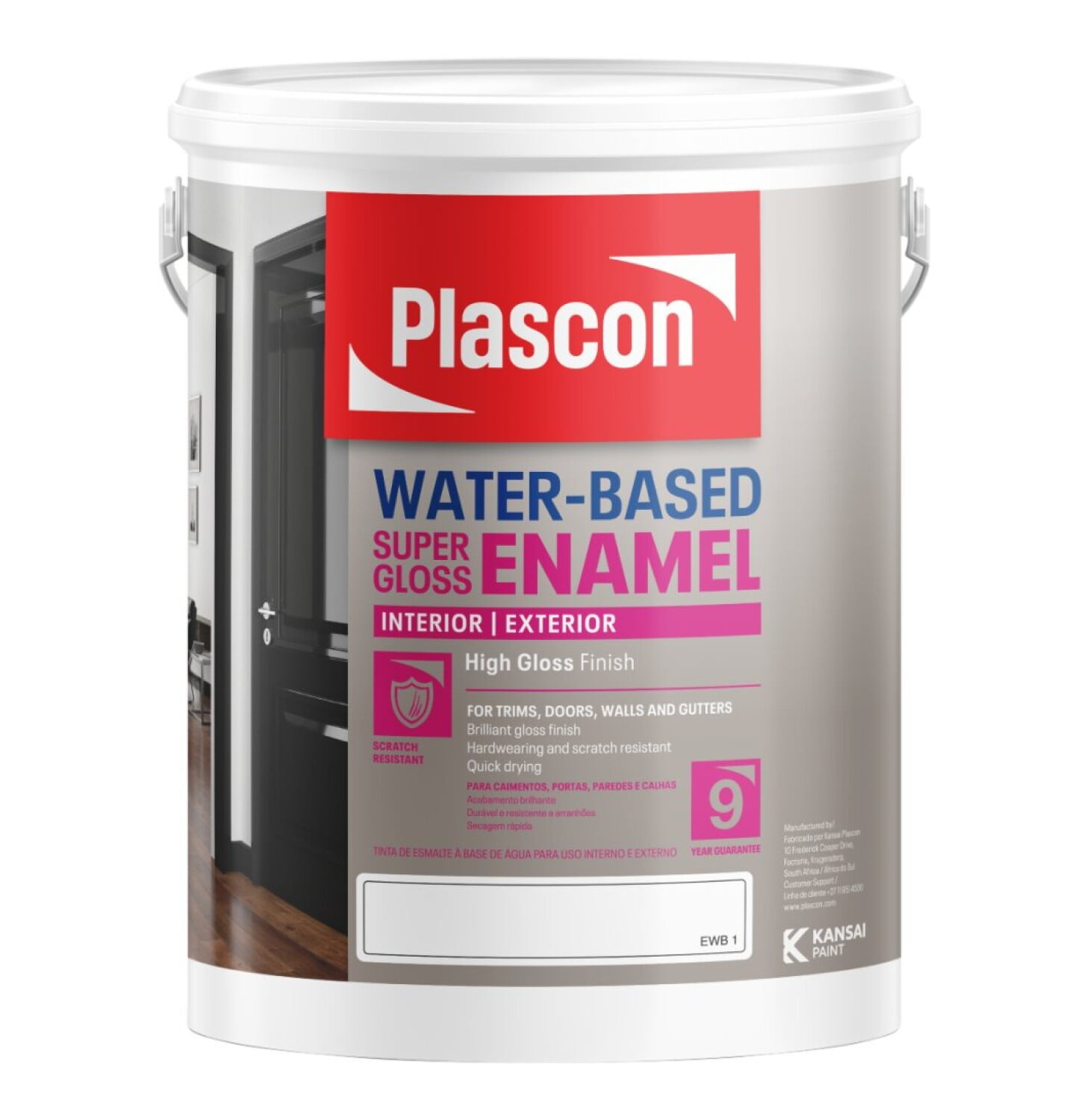 Plascon 1L Water Based Super Universal Enamel | Makro