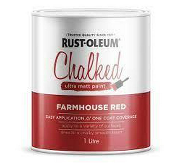 RustOleum® Chalked Paint Ultra Matte Paint Farmhouse red 946ml Makro