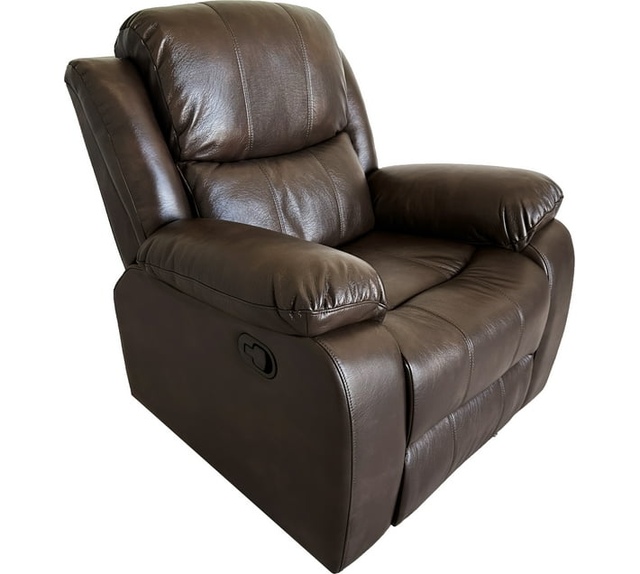 Single Recliner Sofa Imitation Leather 1 Seater Sofa (Finish Colour
