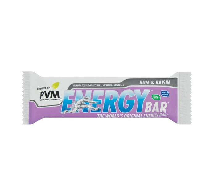 PVM Energy Bars Rum And Raisin (20 x 45g) Makro
