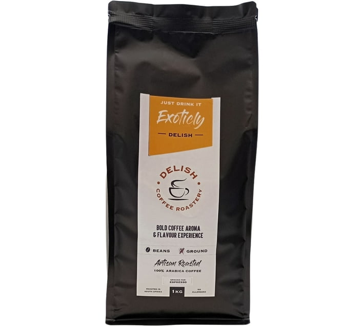 Delish Coffee Roastery Exoticly Delish kg Ground Roast & Ground Coffee