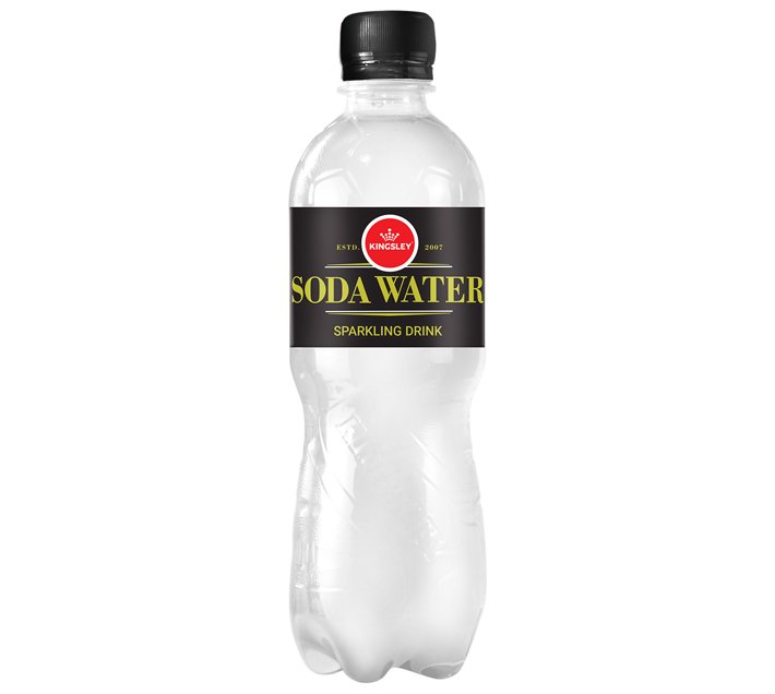 Kingsley Sparkling Soft Drinks Soda Water (24 x 500ml) Makro