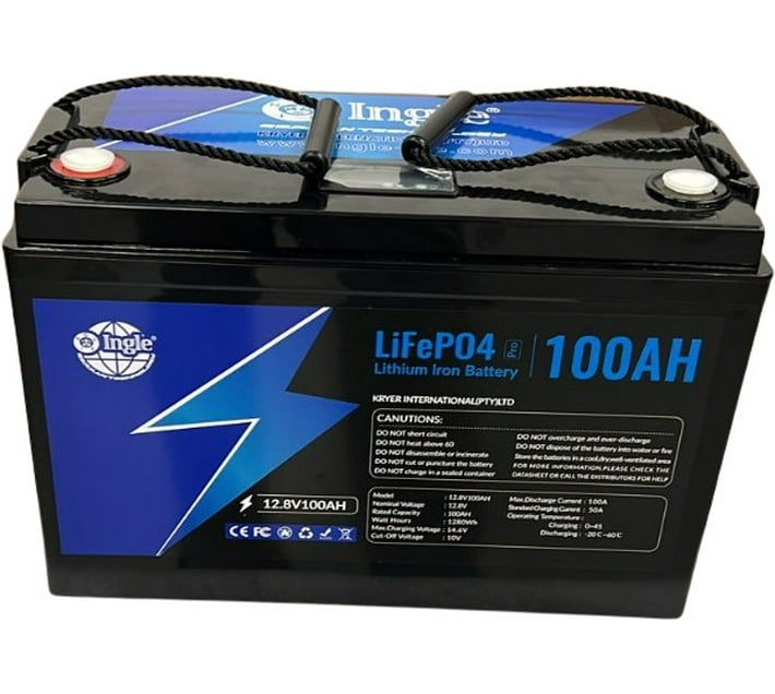 Ingle 100Ah LiFePO4 12.8V Lithium Battery Sealed Inverter Battery Makro
